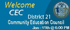 Welcome - Community Education Council District 21